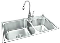 Brushed Custom Kitchen Sink Contemporary Style Small Project Sink Brush Finishing