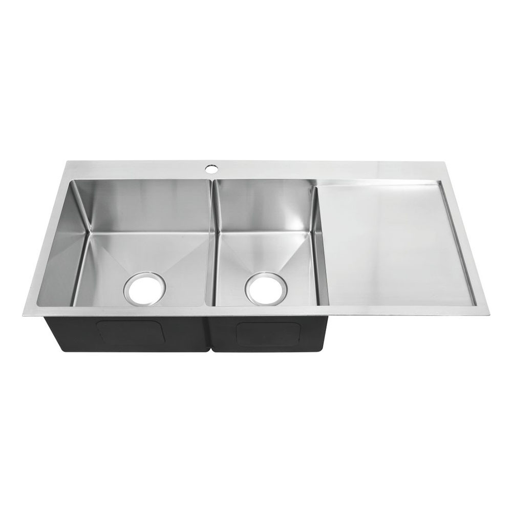 Deep Stainless Steel Kitchen Sink Top Mount Corner Kitchen Sink With Narrow Gap
