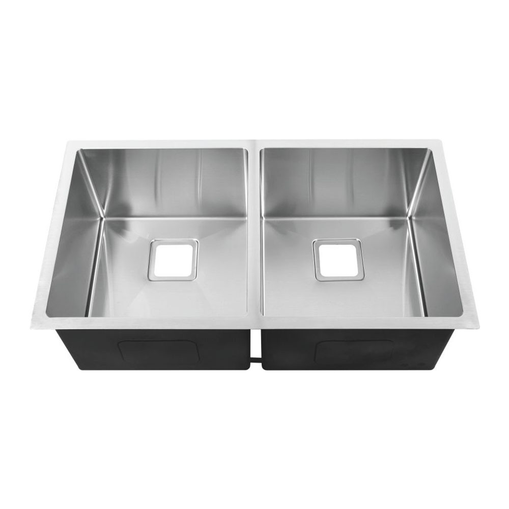 Upc Double Bowl Stainless Steel Kitchen Sink Above Counter Installation / Double Stainless Steel