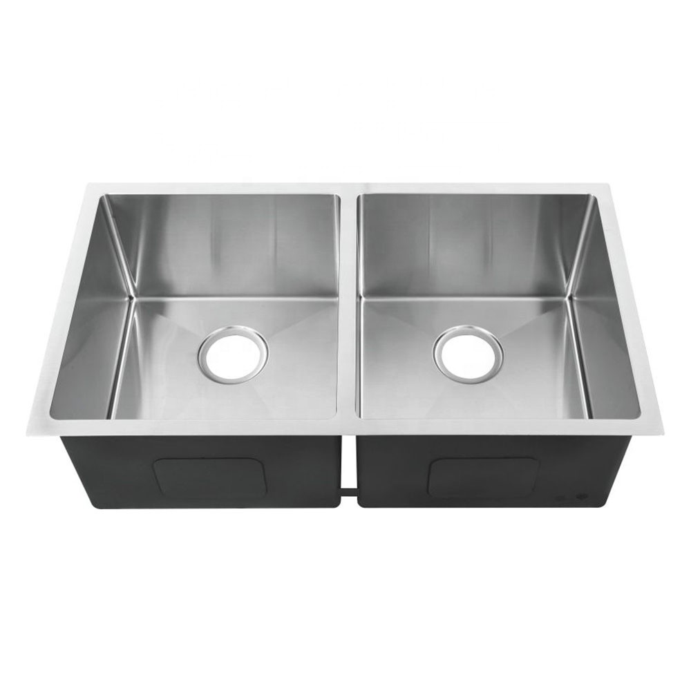 100 Brand New Japan Double Bowl Kitchen Sink For Narrow Worktop