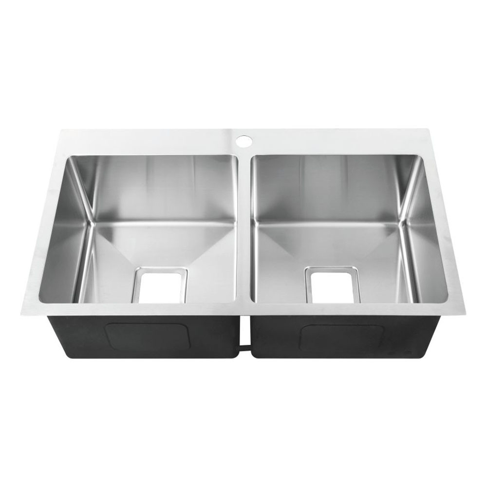 Hand Made Top Mount Stainless Steel Kitchen Sink Rust Corrosion