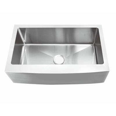 Undermount Apron Front Sink , 33 Inch Single Bowl Kitchen Sink Sliver Color