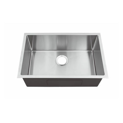 28 Inches Undermount Stainless Steel Kitchen Sink Radius R10 Coved Corners