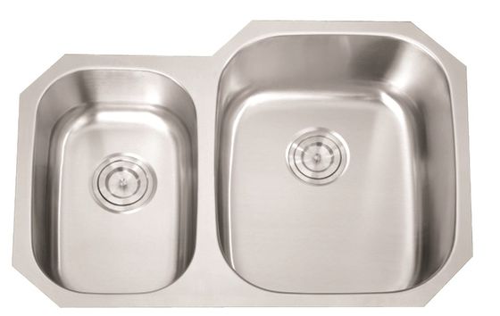 Quiet Performance Double Bowl Kitchen Sink For For Hotel / Restaurant / Home