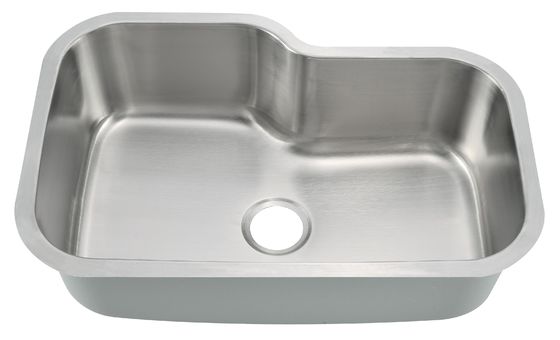 34"L X 20"W Ss Single Bowl Sink , Single Bowl Commercial Sink No Faucet
