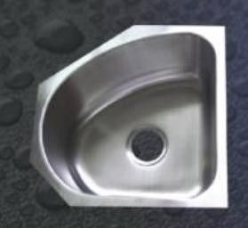 Corner 18 Inch Single Bowl Stainless Kitchen Sink Undermount Installation