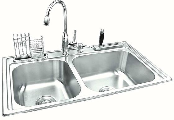 Custom Stainless Steel Corner Sink Unit With Outstanding Abrasion Resistance