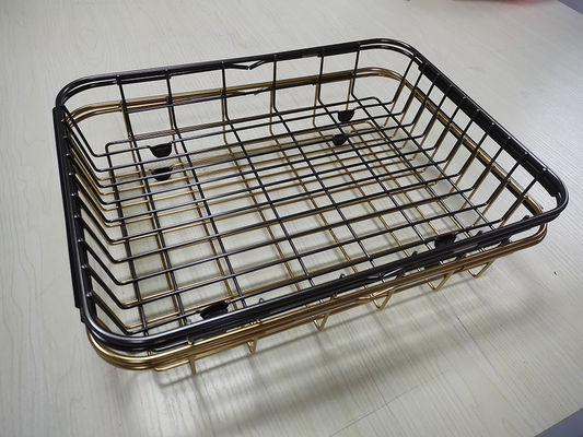 Adjustable Kitchen PVD Gold Expandable Dish Drying Basket In Sink Drainer Rack