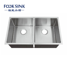 High Quality Under mount Rectangular Double Bowls Stainless Steel Sinks Kitchen Sinks