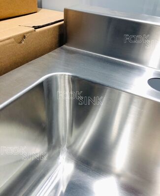 Outdoors Industrial Stainless Steel Long Hand Washing Trough Sink Tank Metal Hand Wash Basin For Factory Workshop Restaurant Kitchen