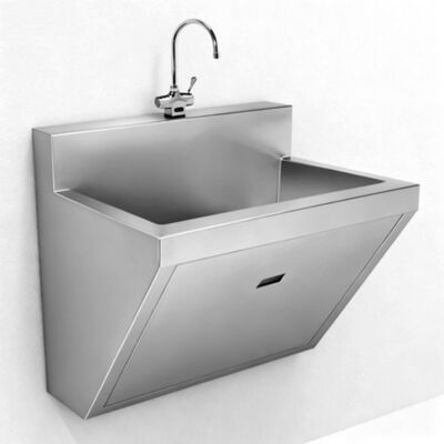 Commercial 304 316 Stainless Steel Sink For Hospital Surgical Sink With Splash Plate Outdoor Hand Washing Lavamanos Quirurgico Acero 316
