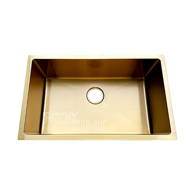 Large 32inch SS304 Stainless Steel Utility Sink for kitchen 16/18Gauge Single Bowl Handmade undermount sinks basin Modern rose gold black Workstation Kitchen Sinks