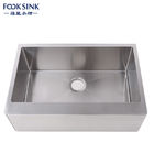 Modern Design Silver Apron Stainless Steel Kitchen Sink CUPC Certificate