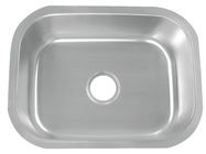 Durable Single Bowl Kitchen Sink With Easy Cleaning 15 Mm Radius Curved Corners