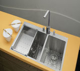 Square Undermount Stainless Steel Kitchen Sink /  Double Bowl Topmount Home Kitchen Sinks