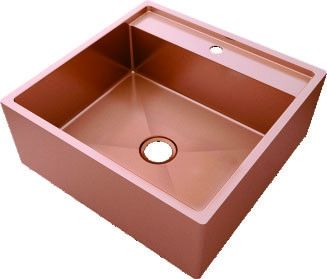 Rose Gold Black 316 Stainless Steel Sink  For Bathroom Nano Oil Resistance