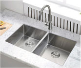Undermount Double Bowl Brushed Stainless Steel Kitchen Sink