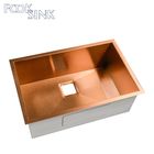 Apartment Stainless Steel 304 Single bowl Sink For Kitchen Rose Gold