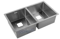 18 Gauge Commercial Undermount Stainless Steel Sink 32''X18'' Double Bowl