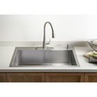 Brushed Round Angle Undermount Stainless Steel Kitchen Sink