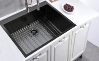33"X 22" 18 Gauge Topmount Drop In Single Bowl Basin Black SUS304 Kitchen Sink