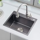 22 x 18 Inch SUS304 Topmount Single Bowl Stainless Kitchen Sink