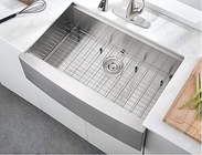 33x22'' Handmade Ledge Kitchen Workstation Sink Rectangular Bowl Shape