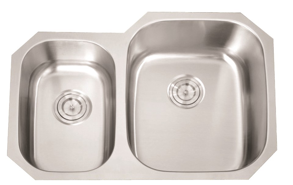 Quiet Performance Double Bowl Kitchen Sink For For Hotel / Restaurant