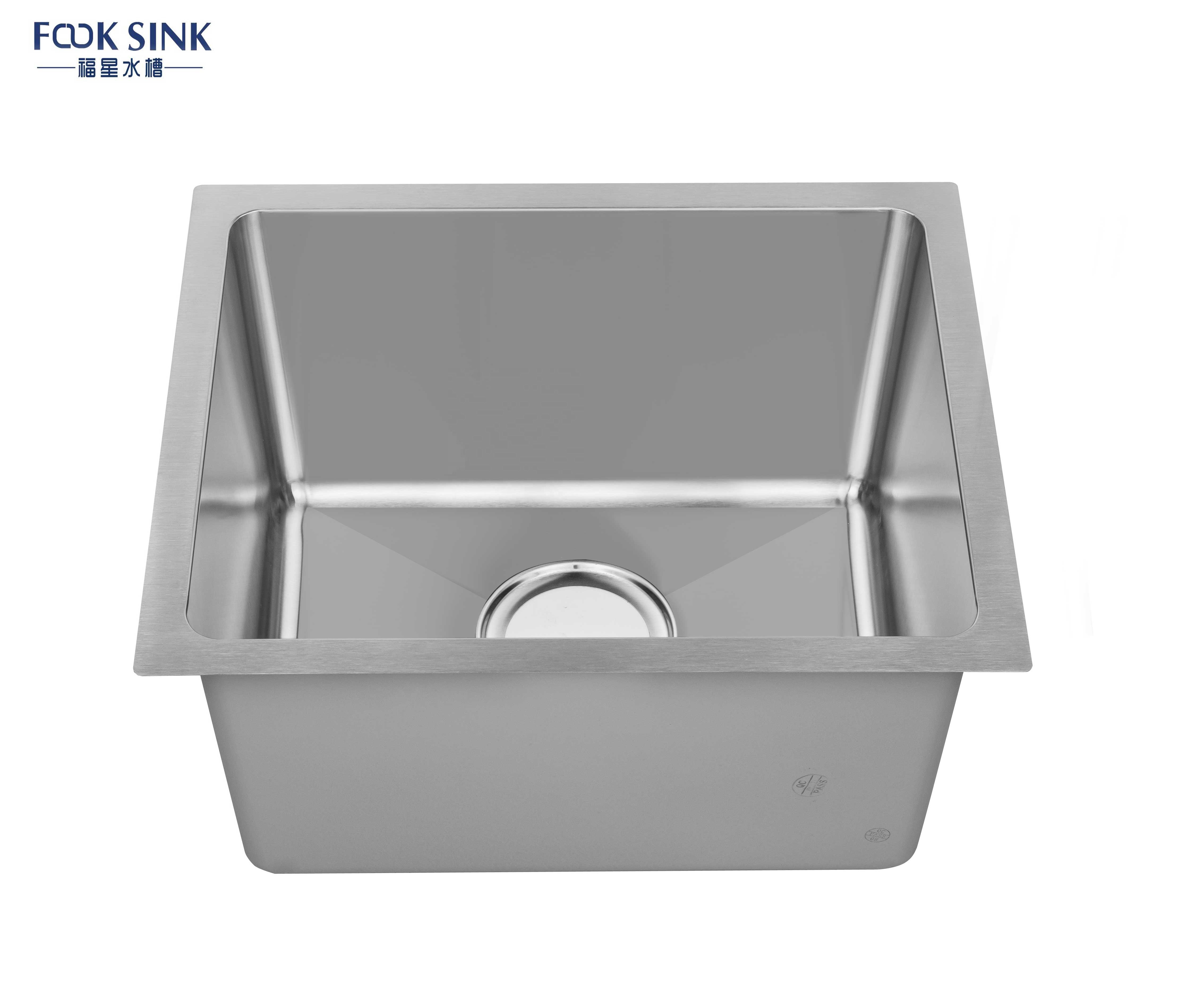 Durable Undermount Corner Kitchen Sinks Stainless Steel For Hand Washing