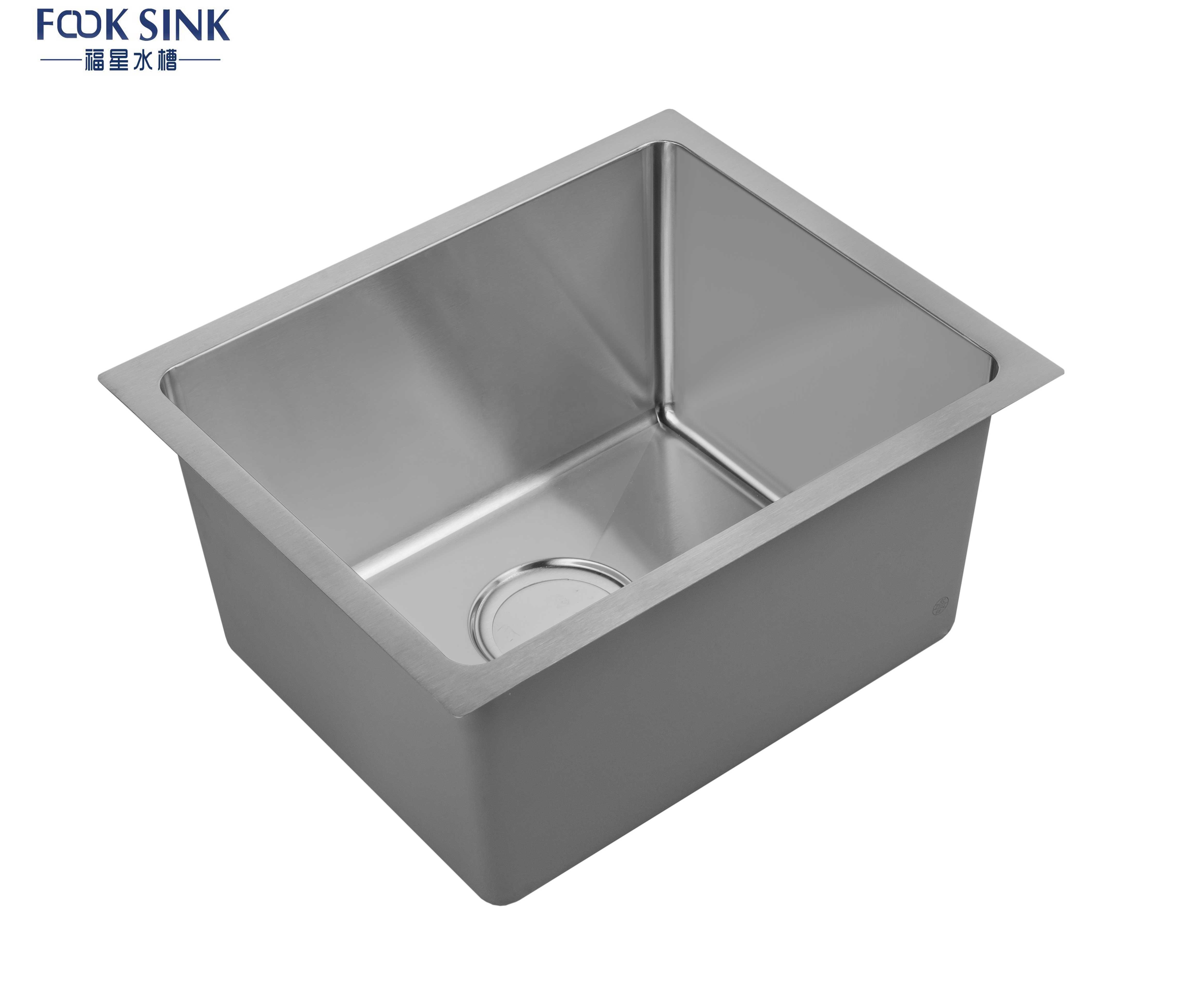 Durable Undermount Corner Kitchen Sinks Stainless Steel For Hand Washing
