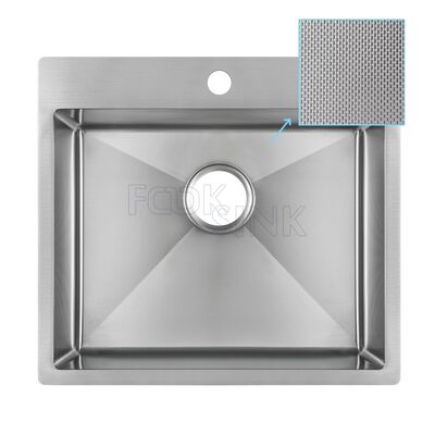 New Design Pearl Honeycomb Embossed Sink For Kitchen Apartment Bar Popular Nano Matte Black Topmount Stainless Steel Kitchen Sinks