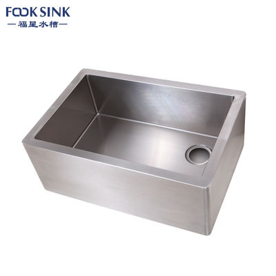 Rectangular Welding Farmer House Stainless Steel Kitchen Sink With Large Capacity