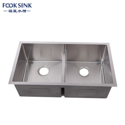 Durable Low Divide Sink SUS 304 Steel Material Excellent Rust Resistance