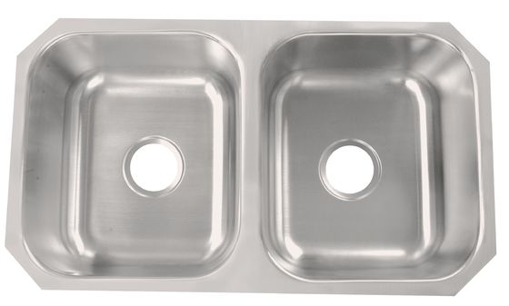 Family Restaurant Handmade Double Bowl Kitchen Sink Without Faucet