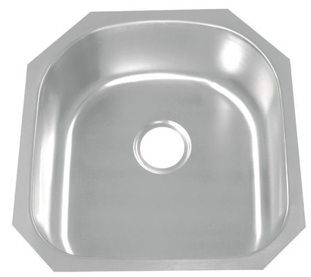 Brushed Stainless Steel Single Bowl Kitchen Sink Single Bowl For Easy Functionality