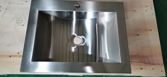 Rectangular Single Bowl Stainless Steel Sink , Household Small Single Bowl Sink
