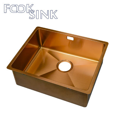 Rose Gold SUS304 PVD Stainless Steel Sink 457mm*381*254mm