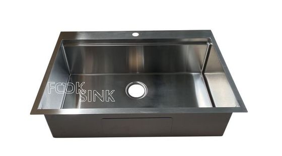 33 Inch Topmount Kitchen Workstation Sink Stainless Steel All In One