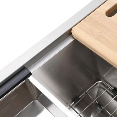 Heavy Duty Pvd Black Apron Front Sinks Farmhouse Thickend Popular USA Style Wholesaler Workstation Kitchen Sinks For Hotel House